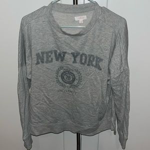 Colsie Drop Shoulder Oversized Sweatshirt